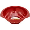 Westmark 2424227R Colander with Recessed Grips, Inner Diameter: 25 cm,
