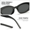 Cyxus 1149 Women's Sunglasses, Oval Frame, UV Protection, UV Protection,