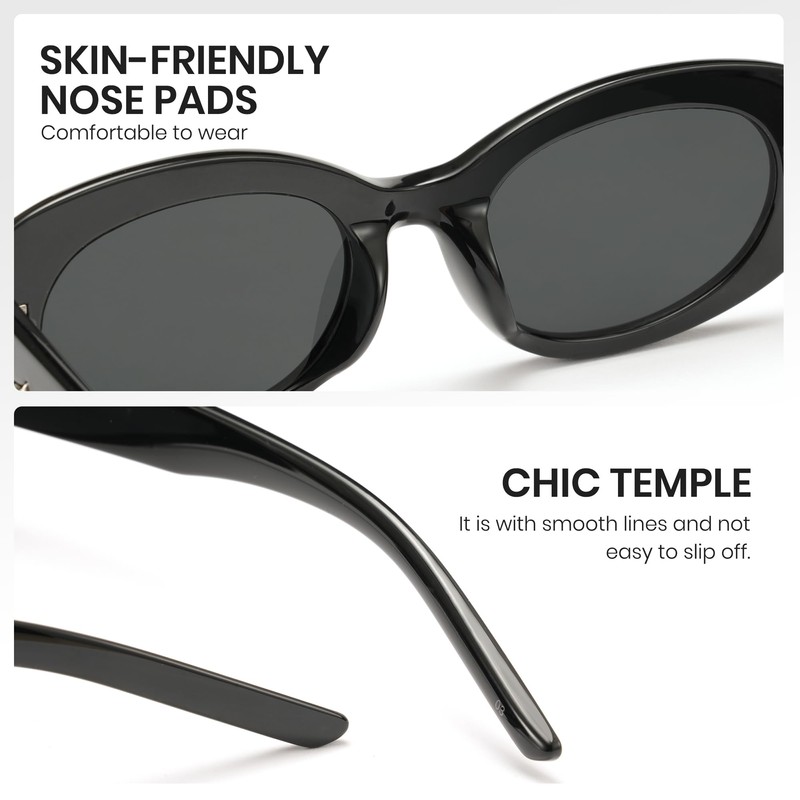 Cyxus 1149 Women's Sunglasses, Oval Frame, UV Protection, UV Protection,