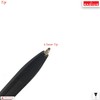 Retractable Ballpoint Pens, 1.0mm Medium Point, BLACK, Pack of 10,