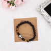 Catholic Baptism Gifts for Boys Men Cross Tiger Eye Bracelet