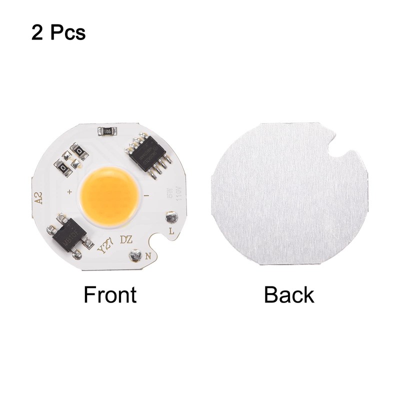 MECCANIXITY LED Chip Bulb 110V 5W Warm White 3000-3200K Driver