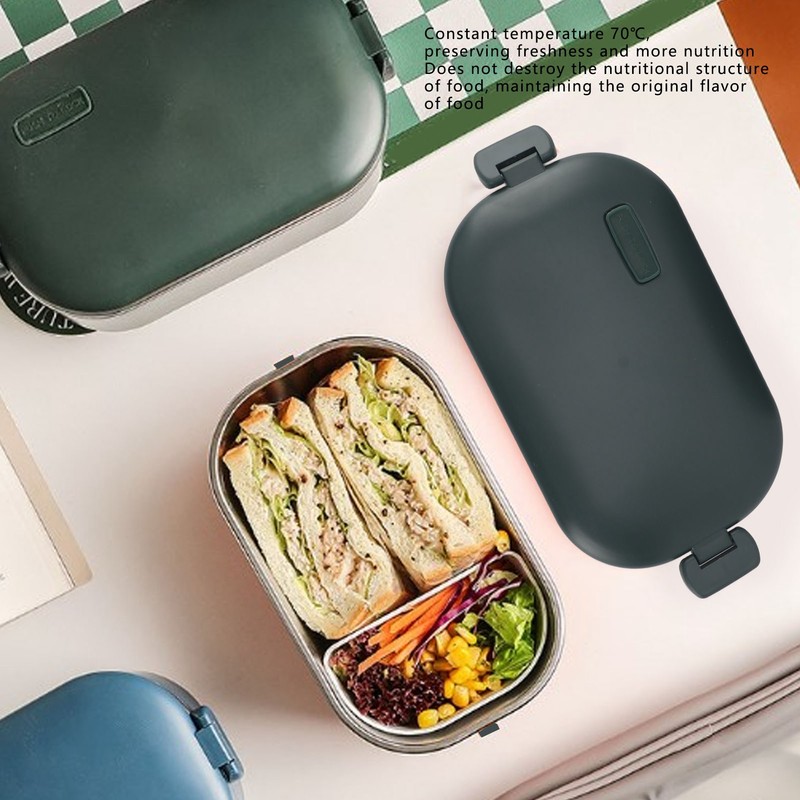 Electric Lunch Box Water Free Fast Efficient 360 Degree Even