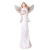 suruim Angel Statue Love Goddess Home Decor Model with Flower