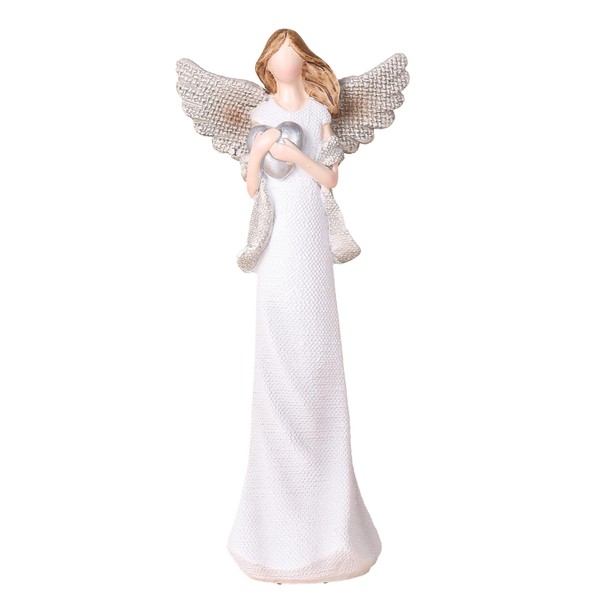suruim Angel Statue Love Goddess Home Decor Model with Flower