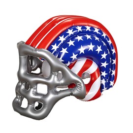 WIDMANN 04867 ? Inflatable Football Helmet with American Stars and Stripes, One Size