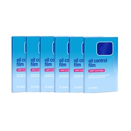 6 Packs Oil Blotting Papers for Face (360 Sheets) - Oil Absorbing Blotting Sheets for Oily Skin, Makeup-Friendly & Portable Oil Wipes