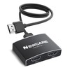 NEWCARE HDMI Splitter 1 in 2 Out, 4K@60Hz HDMI Splitter