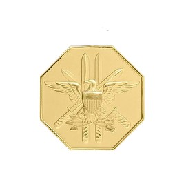 Uniform Accessories Unlimited Inc Joint Civilian Service Commendation Award (JCSCA) Lapel Pin - Gold - Military Accessory - Lapel Pin
