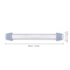 Rolling Pin Dough Roller Stainless Steel with 4 Silicone Guide