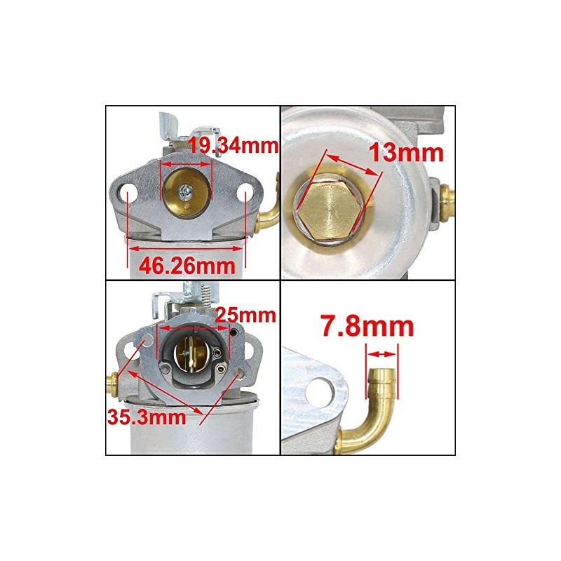 Carburetor for Briggs & Stratton Craftsman Tiller Intek 190 6HP