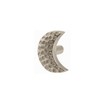 Melody Maison Silver Hammered Crescent Moon Drawer Knob