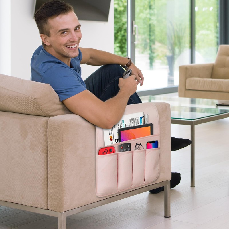 WETRBWEH Remote Control Holder for Armchair，Couch Caddy Organizer TV Remote