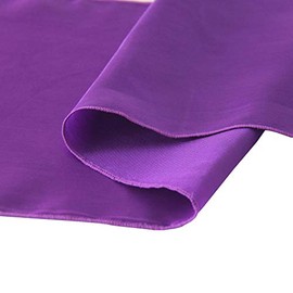 WELMATCH - Camino de mesa de satén morado para boda, fiesta, 5 piezas para decoración de banquetes de 12 x 108 pulgadas