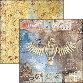 Ciao Bella Engine of The Future 12"x12" Paper Pad