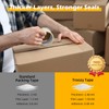 TROOZY Clear Packing Tape Refills for Heavy Duty Packing Shipping,