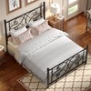 VECELO Queen Size Metal Platform Bed Frame with headboard and