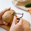 01 Slim Peeler, Made in Tsubamesanjo, Matte Black, Village Blacksmith