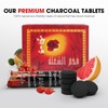 MEKER Quick Light Charcoal Briquettes, Charcoal Disk Lights, 33 mm