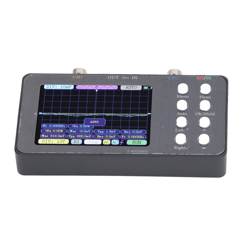 Digital Oscilloscope Portable Dual Channel 3.2 Inch Digital Automotive Oscilloscope