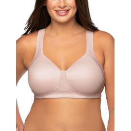 Vanity Fair Sujetador deportivo convertible de impacto medio para mujer, traslúcido cuarzo, 40D