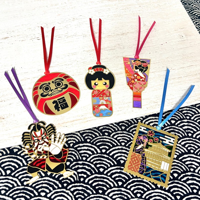 Stained Glass Bookmark, Bookmark, Reading, Bookmark, Clean Book Mark (Mt.FUJI)