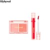 LILYBYRED Little Bitty Moment Shadow + Glassy Layer Fixing Tint Set 2items [BURN & HEAT Collection], Shadow#$%Tint:14 Grapefruit's Hot Moment-19 Cherry Fever