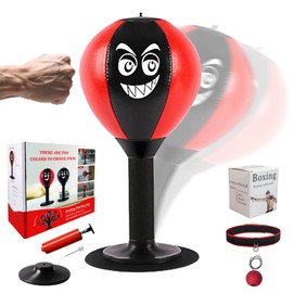 Desktop Mini Punching Bags with Suction Cups, Desk Boxing Punch Ball，Stress Relieving Toys -Funny Gifts for Kids Coworkers and Friends