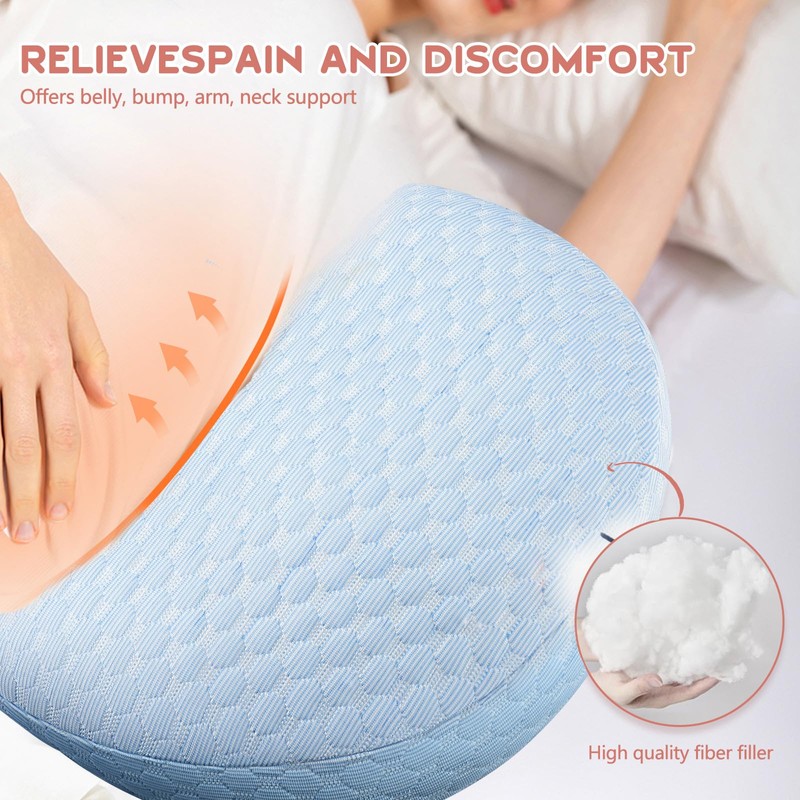 U-shaped pregnancy pillow, removable, washable nursing pillow, multifunctional waist support,