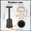 PATIKIL G9 Light Socket Rings Kit, Lamp Shade Holder Adapter