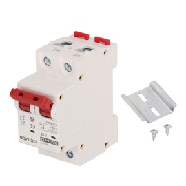 DC Circuit Breaker Short Circuit Protection Modular Circuit Breaker with DIN Rail 2P 1000V 25A