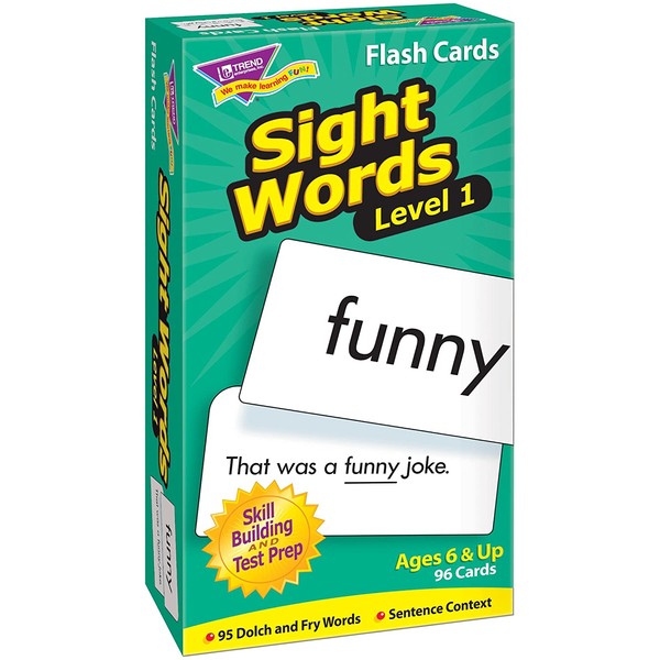 Sight Words–Level 1: Skill Drill Flash Cards