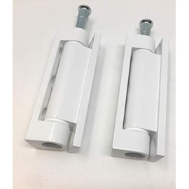 Screw-On Hinge Window Door Furniture Hinge 14 x 80 mm Pack of 2