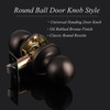 Probrico Oil Rubbed Bronze Hall/Closet Knobs, Interior Passage Door Knobs,