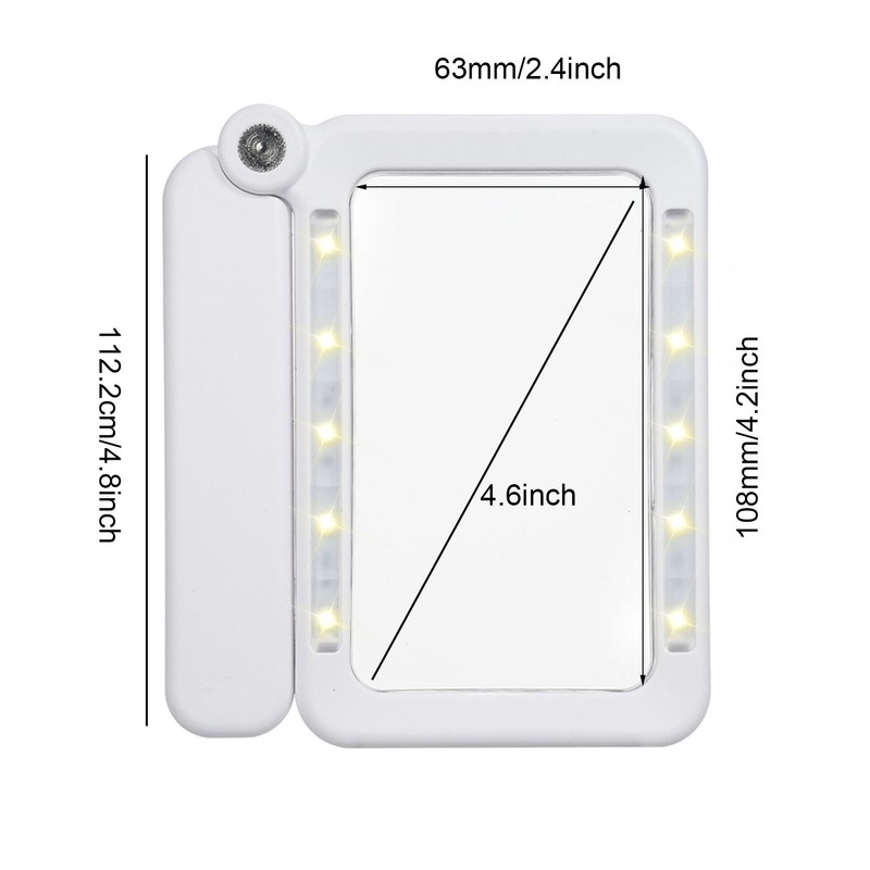 Handheld Magnifier 4X Magnifying Glass for Reading Full Book Page