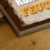 schilderkreis24 - Wooden Sign for Craftsmen "Echte Kerle kommen wenn