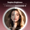 9 Inch Double-Sided Makeup Mirror, 1X/30X, 3 LED Lights, 5000mAh