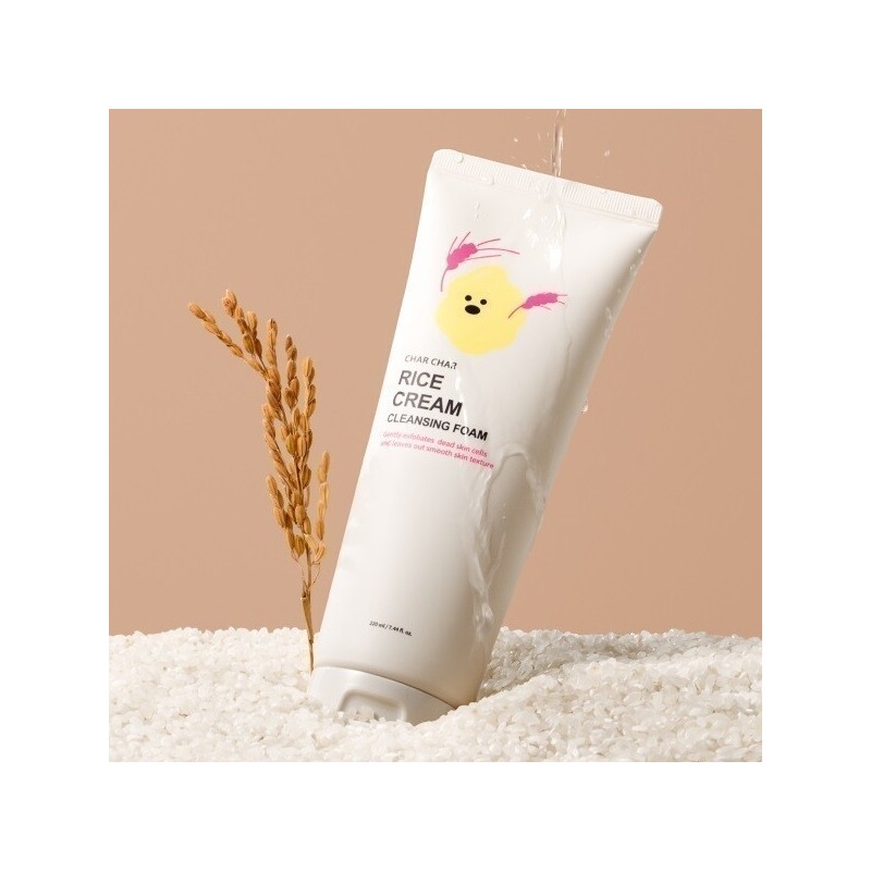 Rice Cream Cleansing Foam 220ml x 4 / 라이스 크림