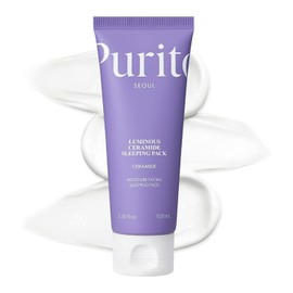 PURITO Sleeping Pack Crema Hidratante Nocturna con Ceramidas y Cica - Mascarilla Facial Barrier Cream Piel Sensible - Skin Barrier Repair Escualano Ácido Hialurónico - K-Beauty Seoul 100 ml