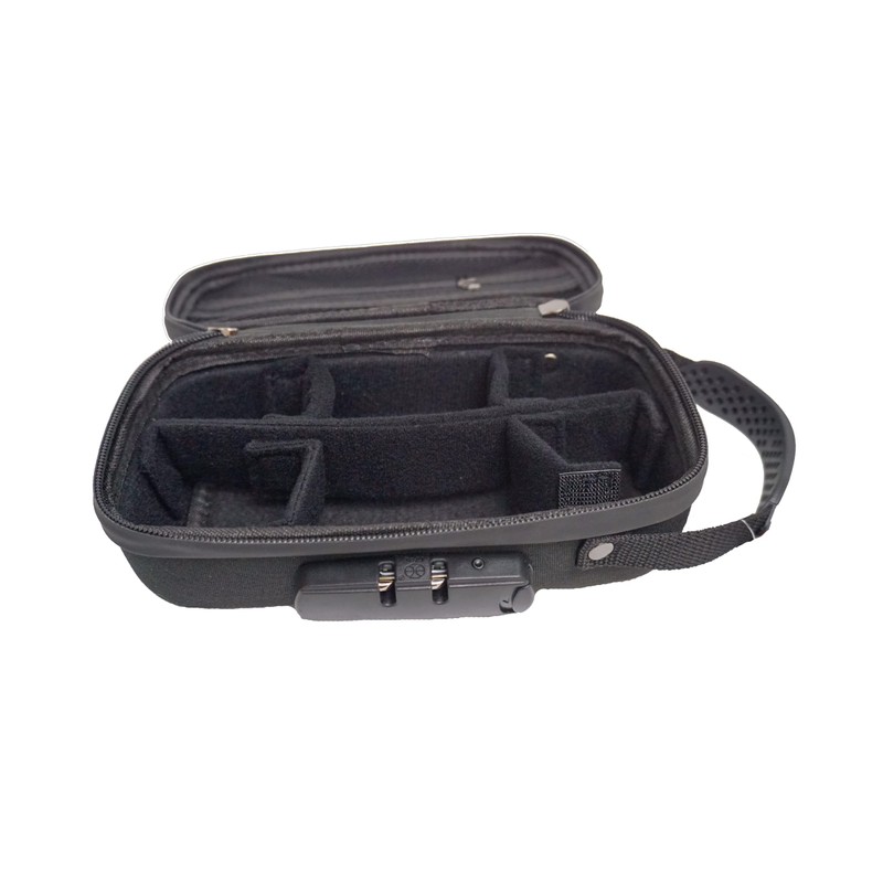 Kashmir Accessories Case Carbon Lining Storage Bag with Combination Lock,