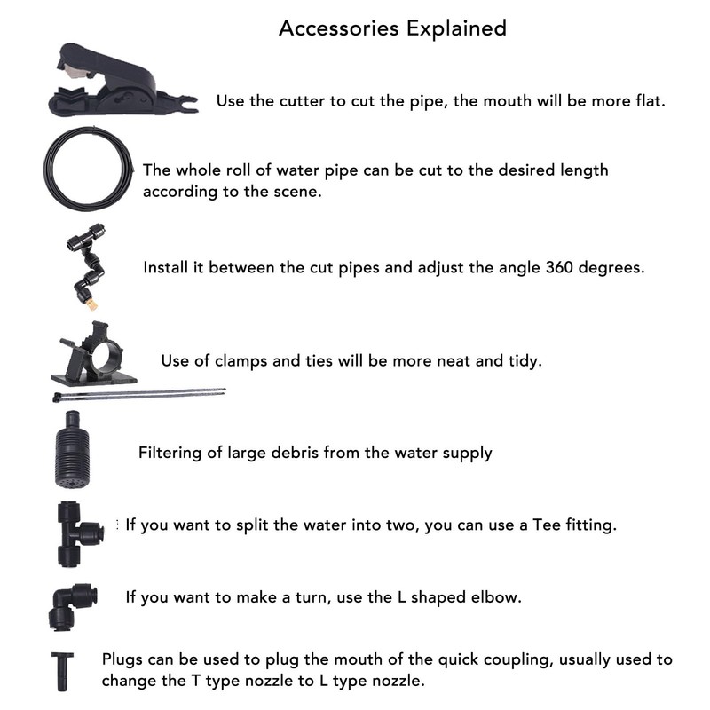 Reptile Humidifiers, Automatic Misting System Double Pump Smart Color Screen