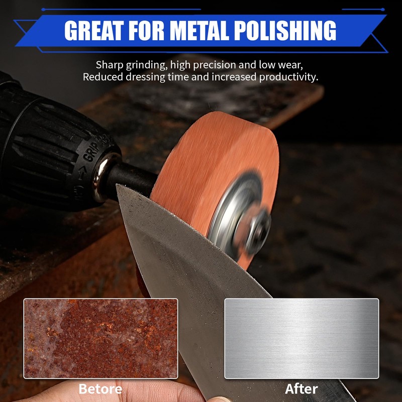 NuoDunco Grinding Wheel Adapter and 75mm Grinding Stone, Change Electric