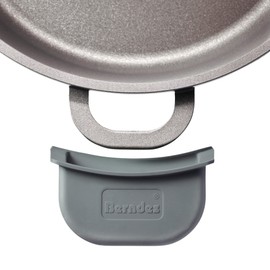 Berndes Thermogriffe aus Silikon, 2 Stück, Hitzeschutz, grau, 002009, 20 x 10,5 x 5 cm