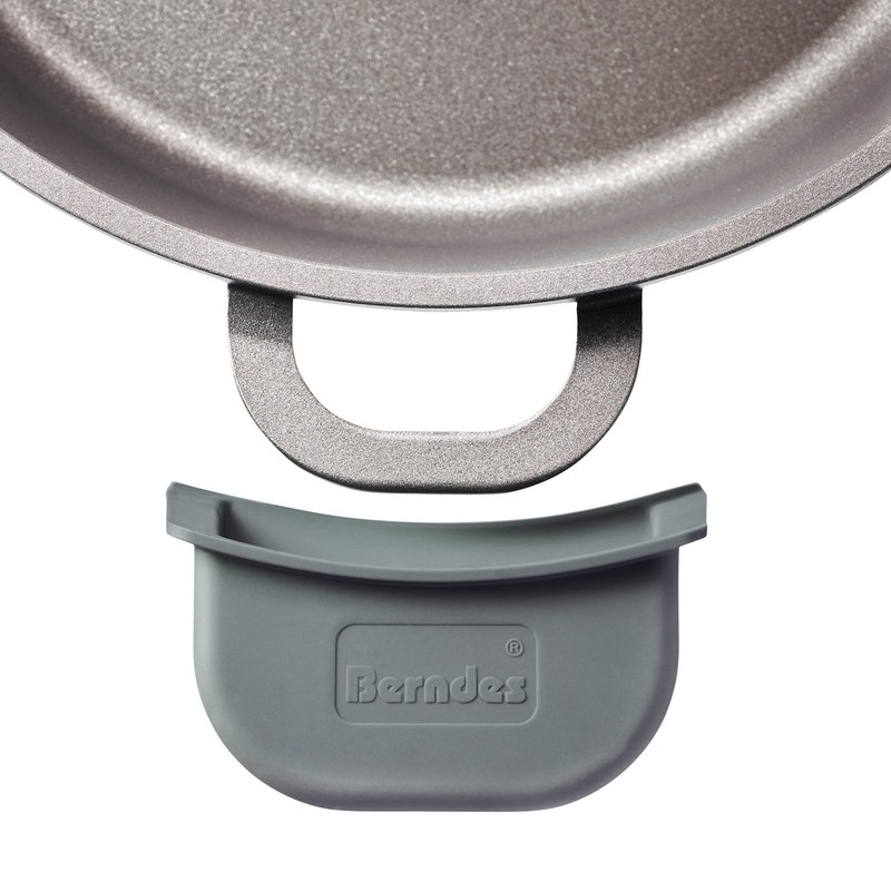 Berndes Thermogriffe aus Silikon, 2 Stück, Hitzeschutz, grau, 002009, 20