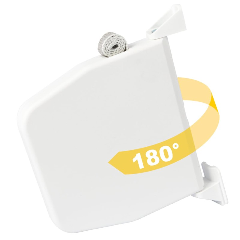 Schellenberg Screw-on Winder, Flexo Mini, Including 7 m Webbing, White