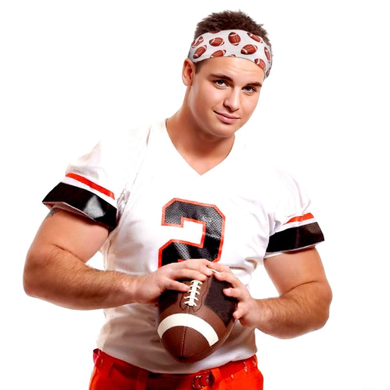 Didder White Football Gameday Headbands for Women Cheer Mom Essentials