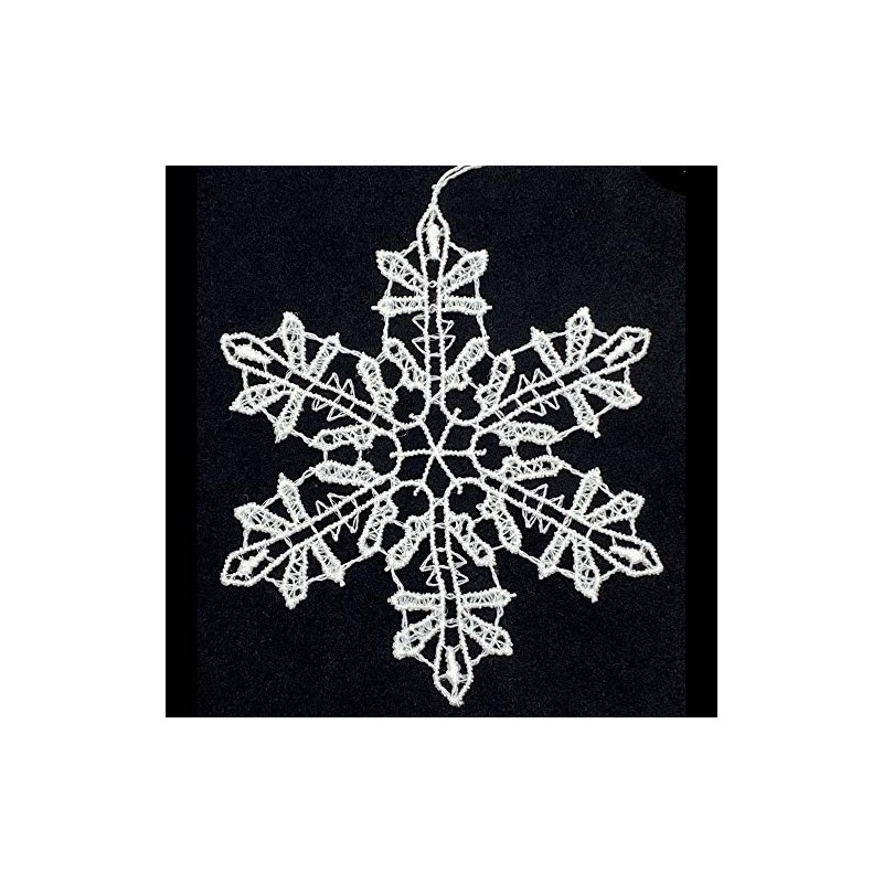 German Lace Ornament - Snowflake