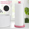 Stainless Steel Paper Towel Holder, Pink, Countertop for Kitchen &