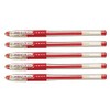 PILOT G1 Grip Ballpoint Pens Fine Tip Gel Ink Red