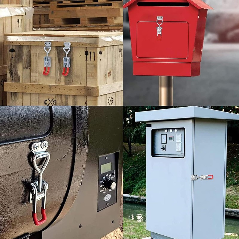 GH-4002 Toggle Latch Stainless Steel, Pack of 4 Snap Fasteners,